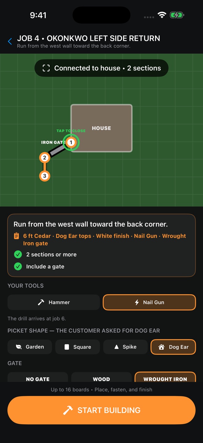 Picket Zen yard planner with fence layout controls